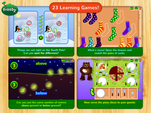 ‎Frosby Learning Games 2 Screenshot