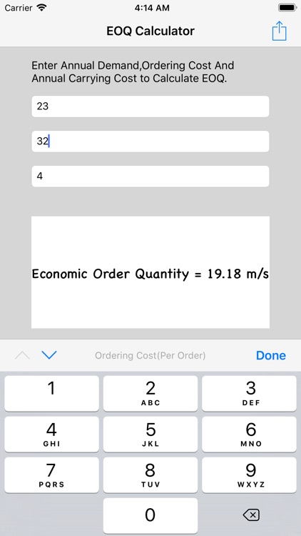 EOQ Calculator screenshot-7