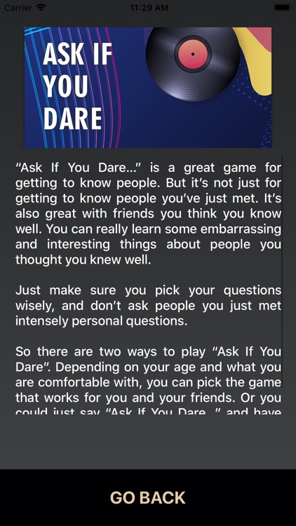 Ask If You Dare