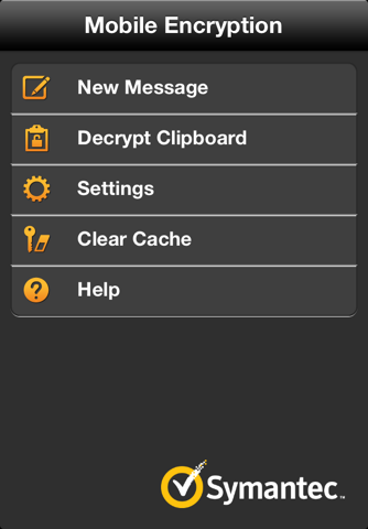 Symantec Mobile Encryption screenshot 2