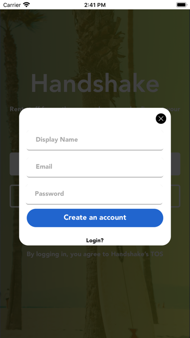 Handshake V/One screenshot 4