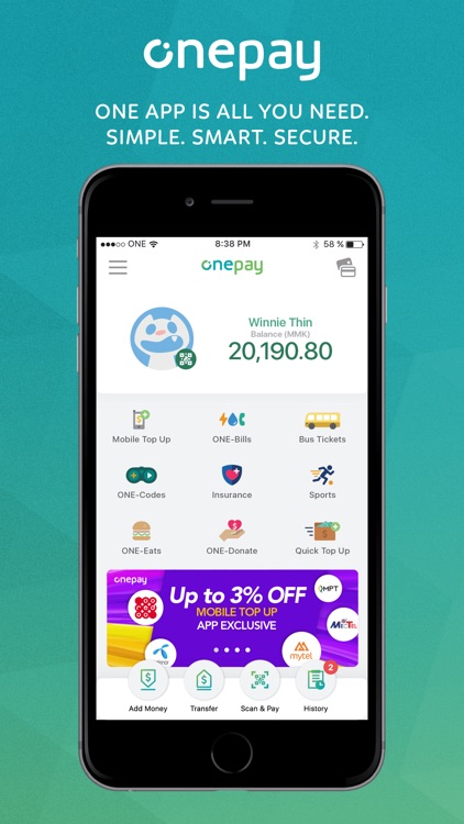 Onepay - A Better Way to Pay