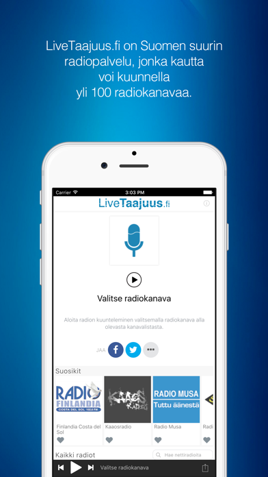 Télécharger  - kaikki radiot pour iPhone / iPad sur l'App  Store (Musique)