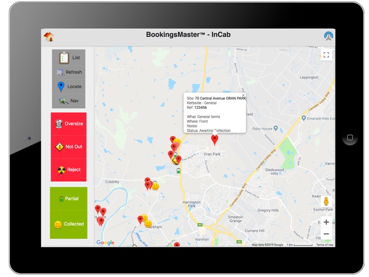 BookingsMaster InCab (AUP)