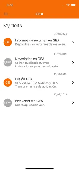 Game screenshot UPV - GEA apk