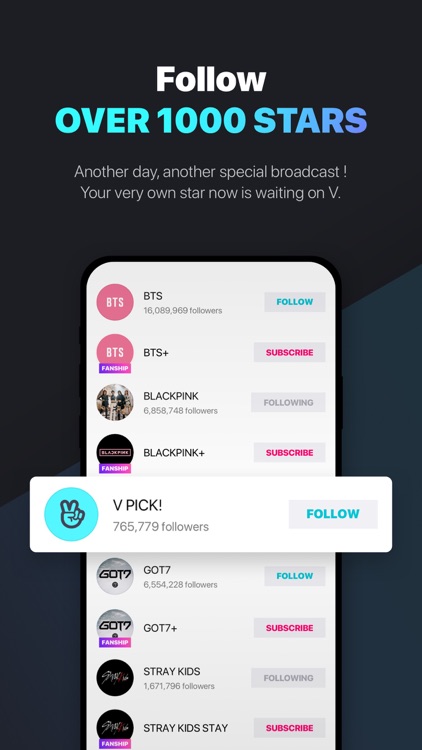 V LIVE - Global Star Live app screenshot-4
