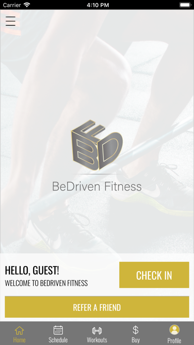 BeDriven Fitness screenshot 2