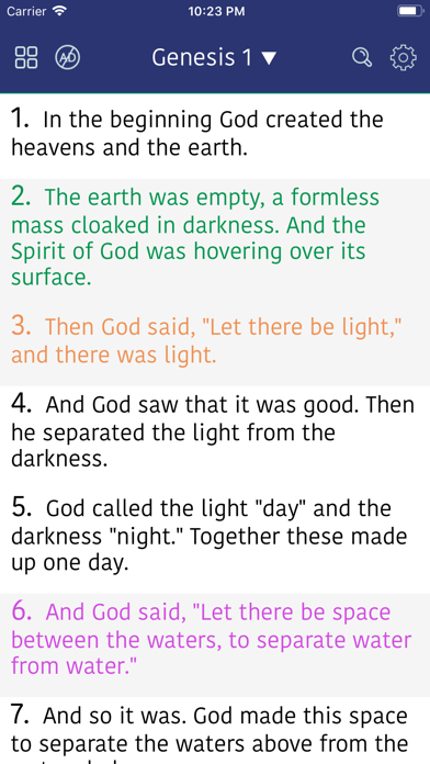 NIV Bible The Holy Version screenshot 2