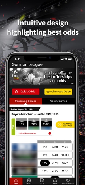 German Football Odds Magic(圖6)-速報App