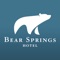 Make the most out of your stay at the Bear Springs hotel by using our app