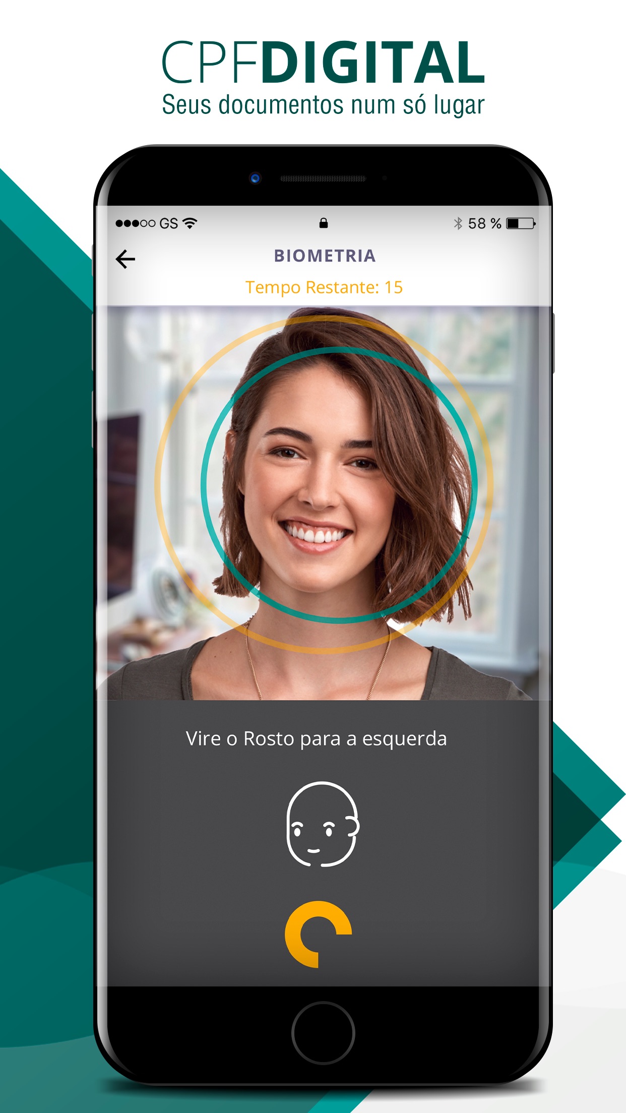 Screenshot do app CPF Digital