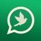 The "Habar" application is a mobile messenger with functionality aimed at the Muslim audience