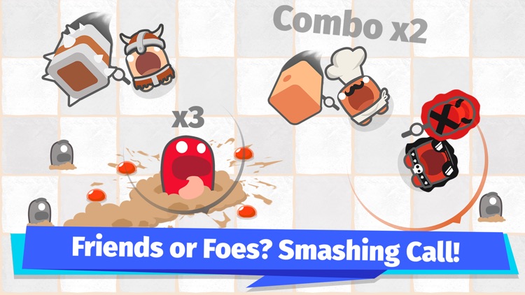 Smashers.io Foes in Worms Land screenshot-3