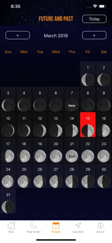 Captura de Pantalla 2 Fase de la luna iphone