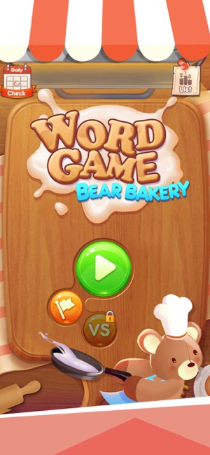 Word Game - Bear Bakery