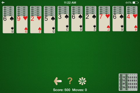 Spider Solitaire PG screenshot 3