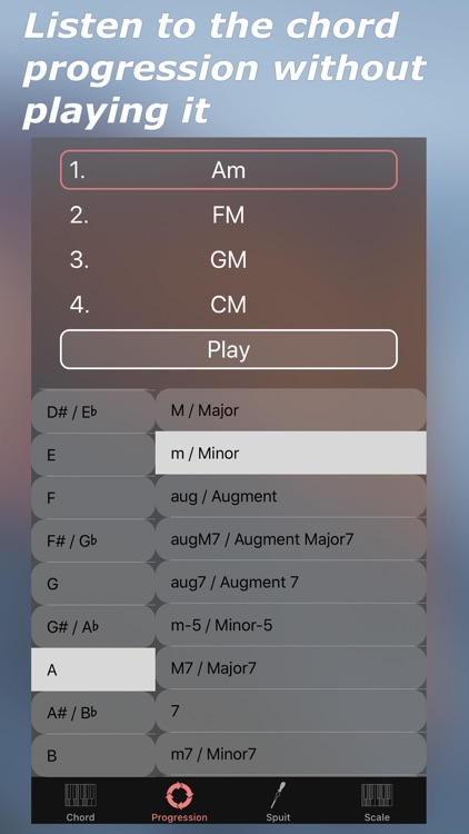 Atmosphere : Chords and Scales