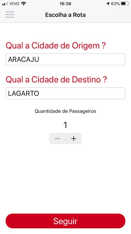 Seguir Passageiro