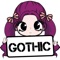 Gothic Girl-Goth Chibi