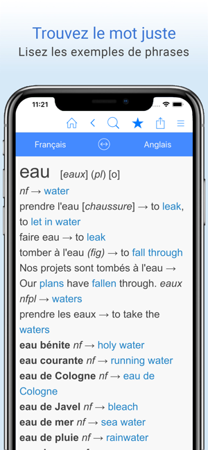 Dictionnaire français anglais(圖3)-速報App