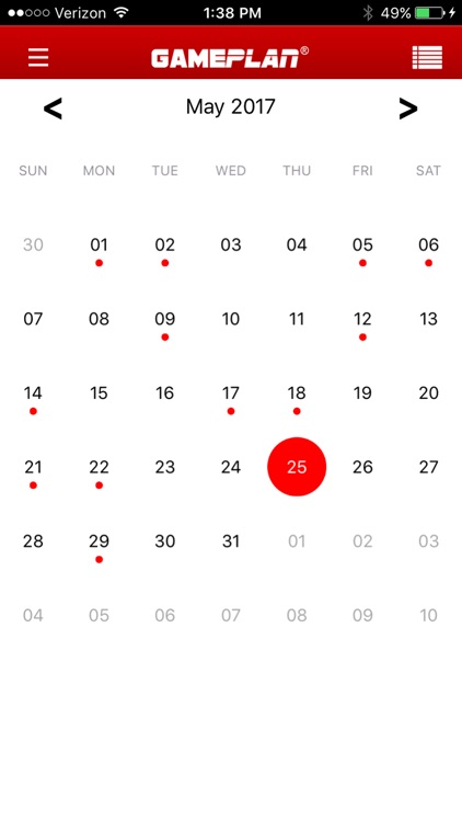 GamePlan for iPhone