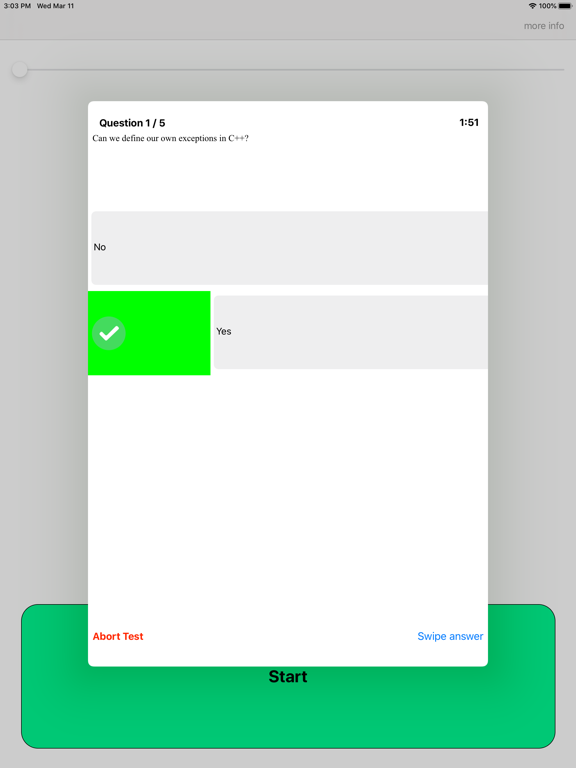 Screenshot #5 pour Quiz on C++ Programming