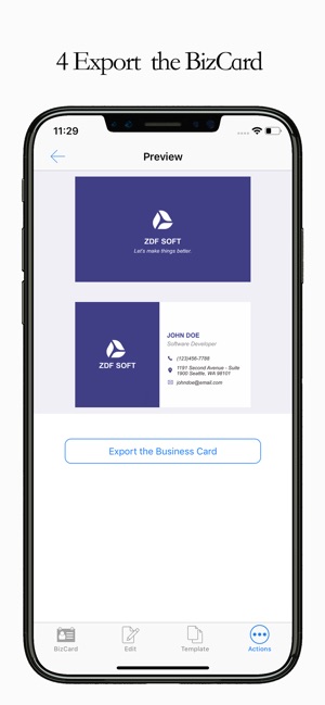 Business Card Maker by ZDF(圖4)-速報App