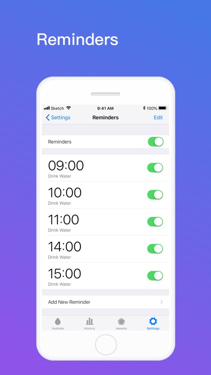 Drink Water:Reminder & Tracker screenshot-3
