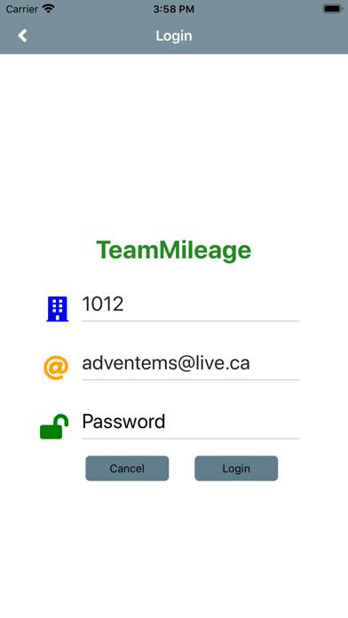 TeamMileage screenshot 2