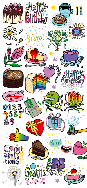 Celebrate the Day Stickers