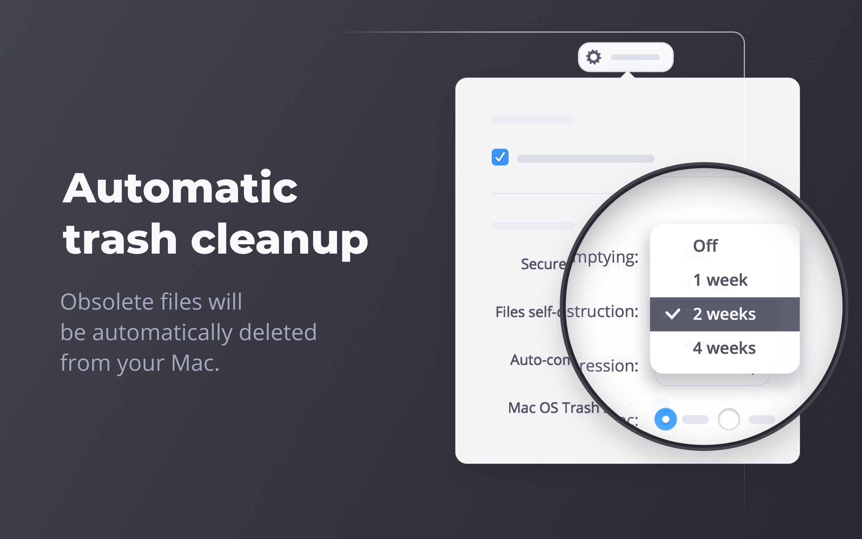 Screenshot do app theBin - Smart Trash Bin