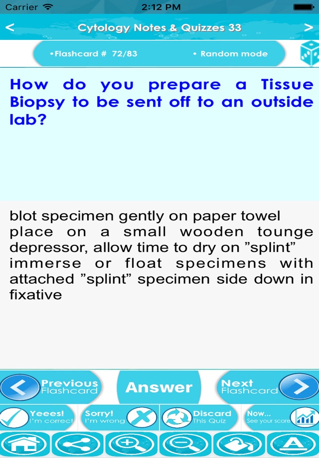 Cytology Exam Review App : Q&A screenshot 2