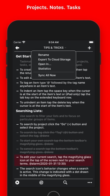 Taskmator - TaskPaper Client