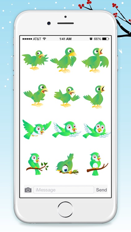 Birdish Stickers Animated