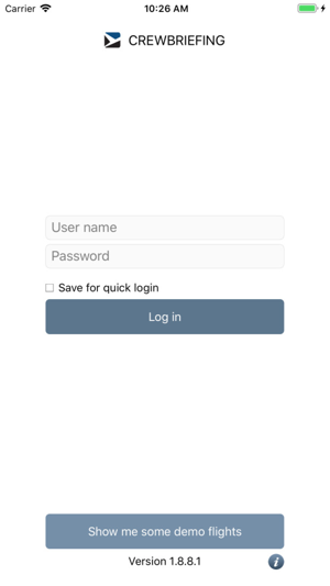 CrewBriefing App