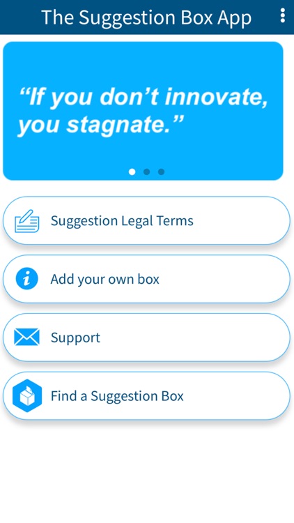 The Suggestion Box App