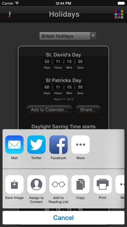 Holidays Countdown screenshot-4