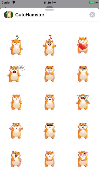 Cute Hamster Sticker