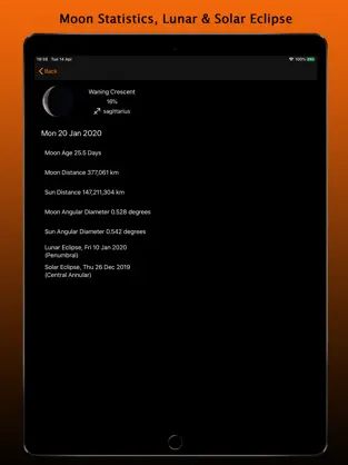 Captura 2 MOON Pro - Fases de la luna iphone
