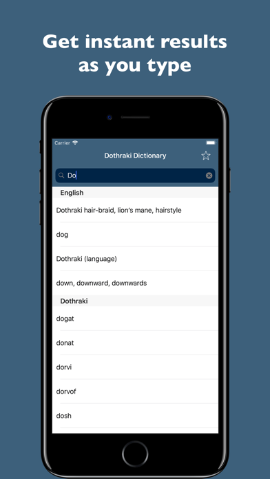 How to cancel & delete DothEn — Dothraki Dictionary from iphone & ipad 1