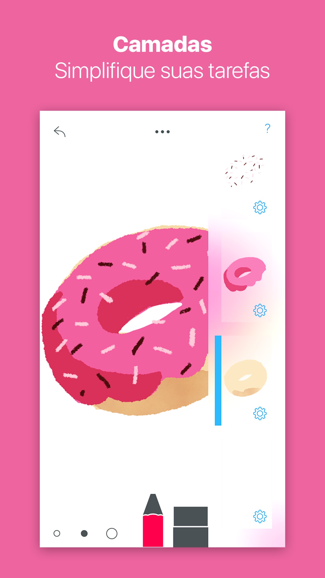Screenshot do app Tayasui Sketches Pro
