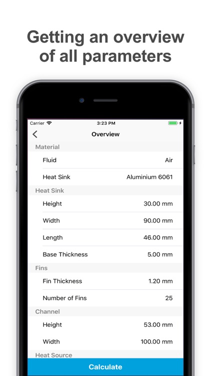 xHeatSink: Thermal Calculator