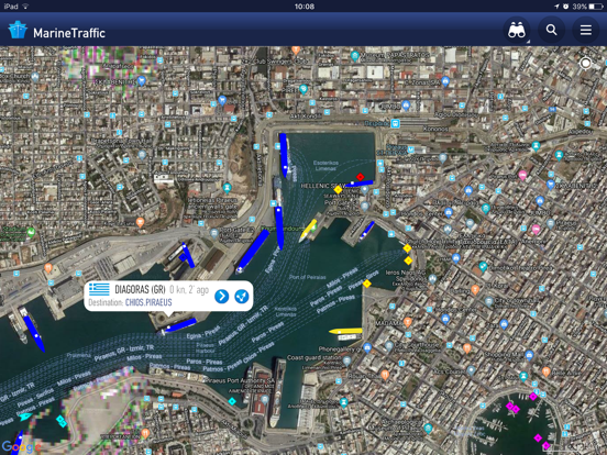 MarineTraffic - Ship Tracking Screenshots