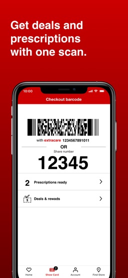 CVS Pharmacy app screenshot