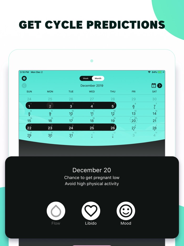 Period  Monthly Cycle Tracker
