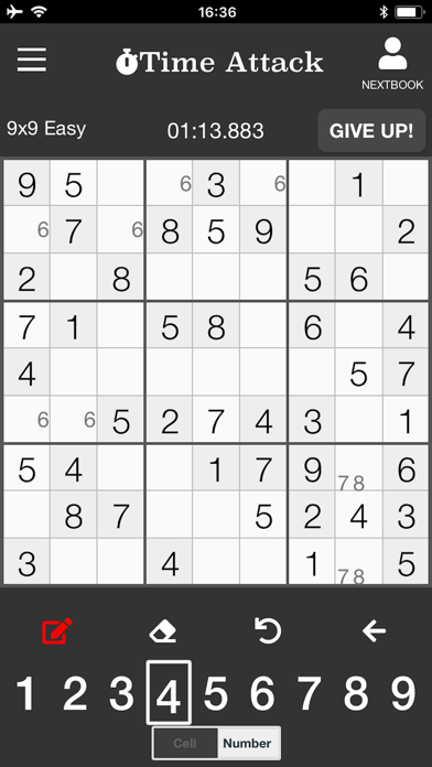 Sudoku Time Attack screenshot 3