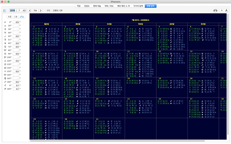 Ephemeris