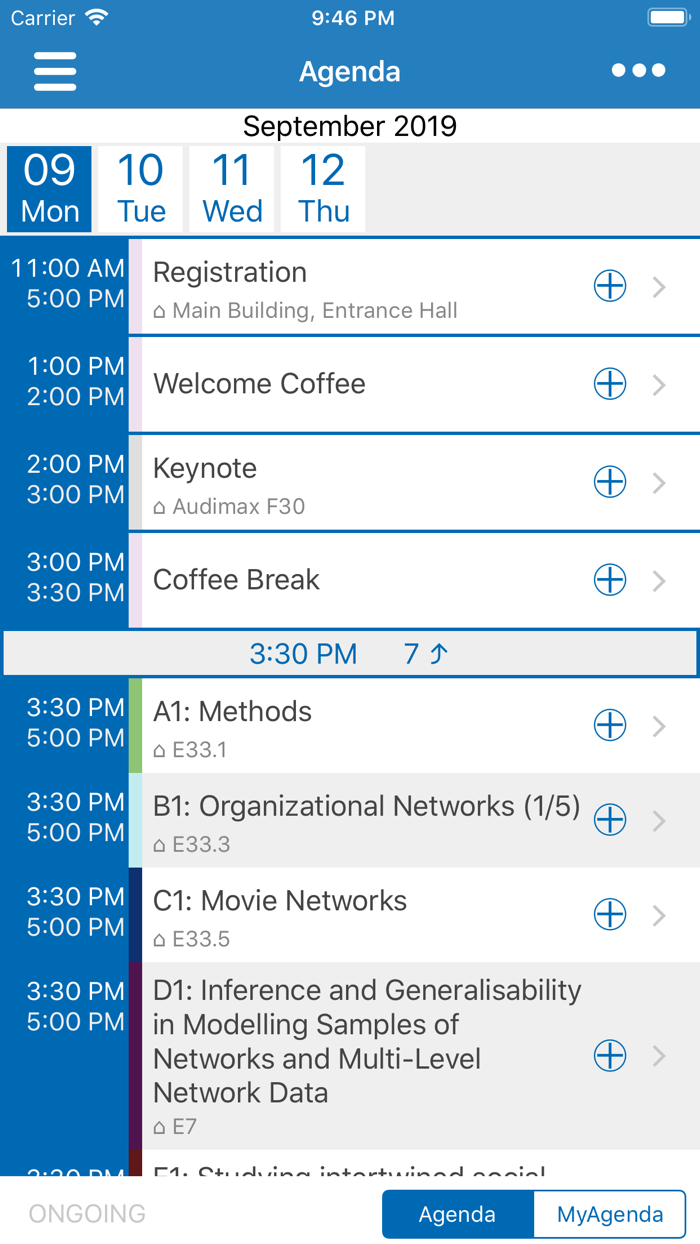 EUSN 2019 conference app