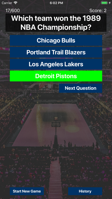 Basketball Trivia Pro 50fifty screenshot 4