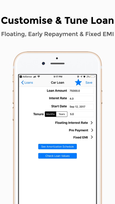 How to cancel & delete Loan EMI Calculator  - Flexi from iphone & ipad 1